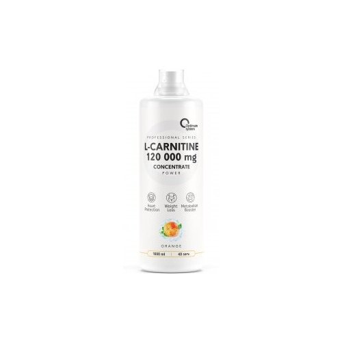 Optimum system L-карнитин Concentrate 120 000 Power, 1000 мл., апельсин vplab l carnitine concentrate cherry blueberry