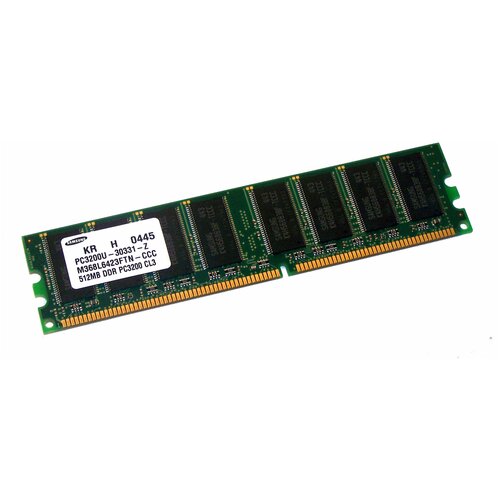 Оперативная память Samsung 512 МБ DDR 400 МГц DIMM CL3 M368L6423FTN-CCC