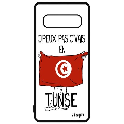 фото Чехол на телефон samsung galaxy s10, "еду в тунис" патриот флаг utaupia