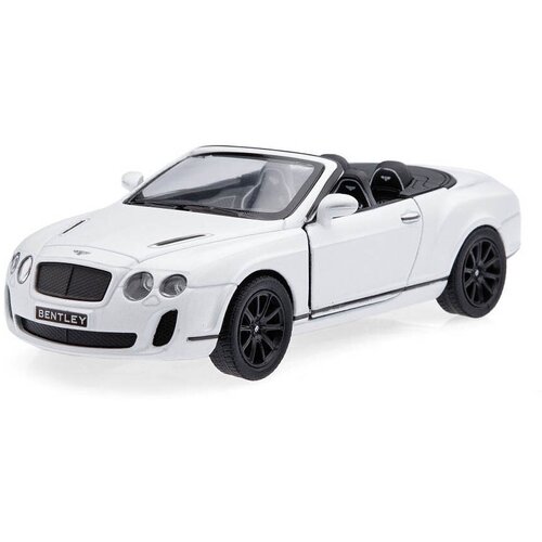 Машина 2010 Bentley Continental белая металл инерция Kinsmart KT5353W-KR1