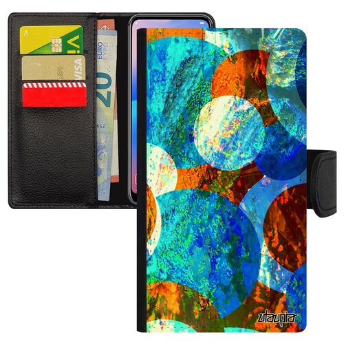 фото Чехол книжка на телефон samsung galaxy a5 2017, "планеты" галактика круги utaupia