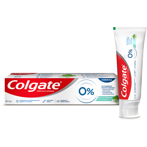 Купить Colgate-Palmolive Colgate 0% Мягкое Очищение зубная паста от кариеса 130 г, Зубная паста
