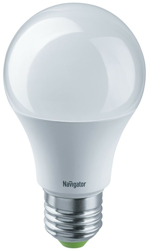 Лампа светодиодная Navigator 61476, E27, A60, 10Вт, 4000 К