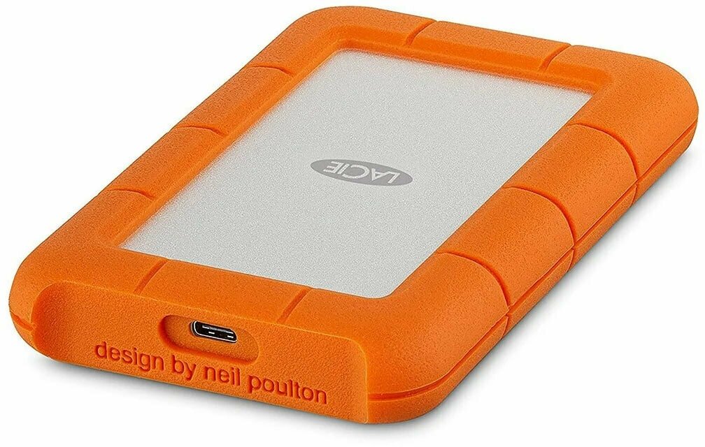 Внешний жесткий диск LACIE Rugged Mini , 1Тб, оранжевый - фото №14