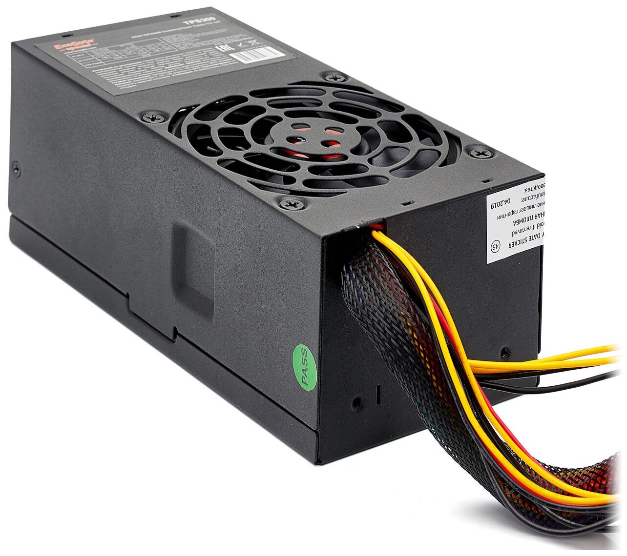 Блок питания Exegate ES279023RUS 300W, TFX, black, 8cm fan, 24p+4p, 3*SATA, 3*IDE, FDD - фото №2