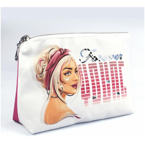 фото Косметичка женская "trollius" базовая, розовая