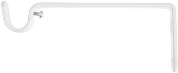 Кронштейн для карниза D20 однорядный 15 см, белый - фотография № 3