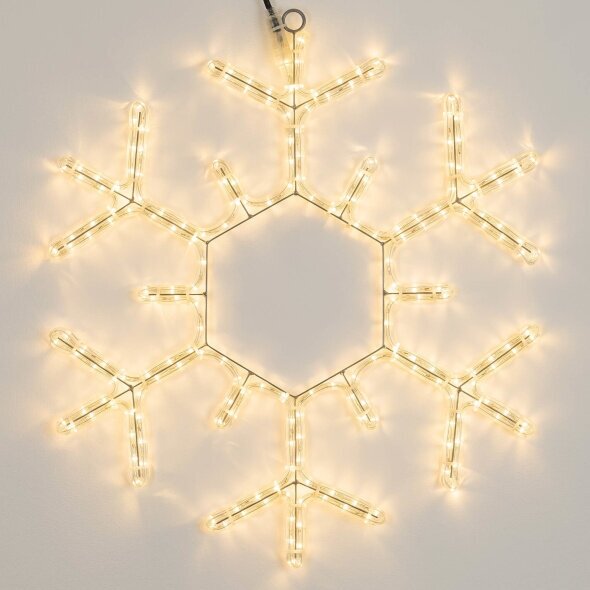 Светодиодная фигура Снежинка теплый свет Ardecoled ARD-Snowflake-M5-600x600-360Led Warm (34253) - фото №2