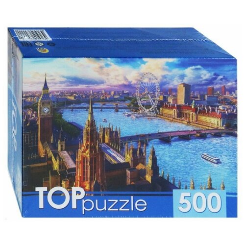 Пазл Рыжий кот TOPpuzzle Лондонский пейзаж (ХТП500-4222), 500 дет. toppuzzle 500 элементов зимний пейзаж хтп500 6818 1шт