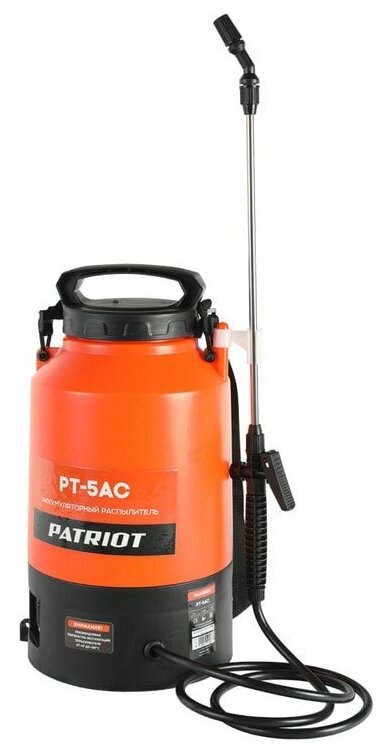 Распылитель аккумуляторный PATRIOT PT-5AC, свинцово-кислотный; 1.3 Ач, 5 л.