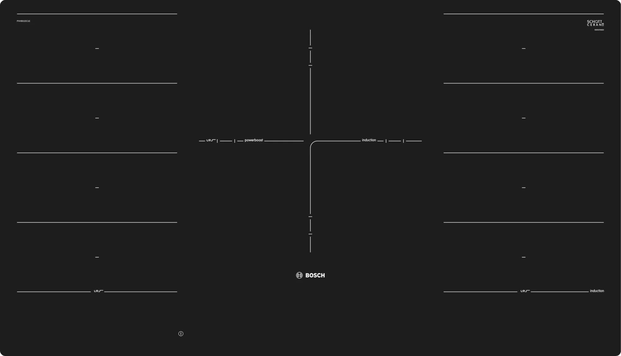Индукционная варочная поверхность Bosch Serie 8 PXV901DV1E черный - фотография № 6