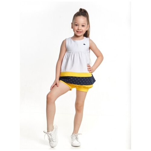 Комплект одежды для девочек Mini Maxi, модель 1713/1714/, цвет белый, размер 110