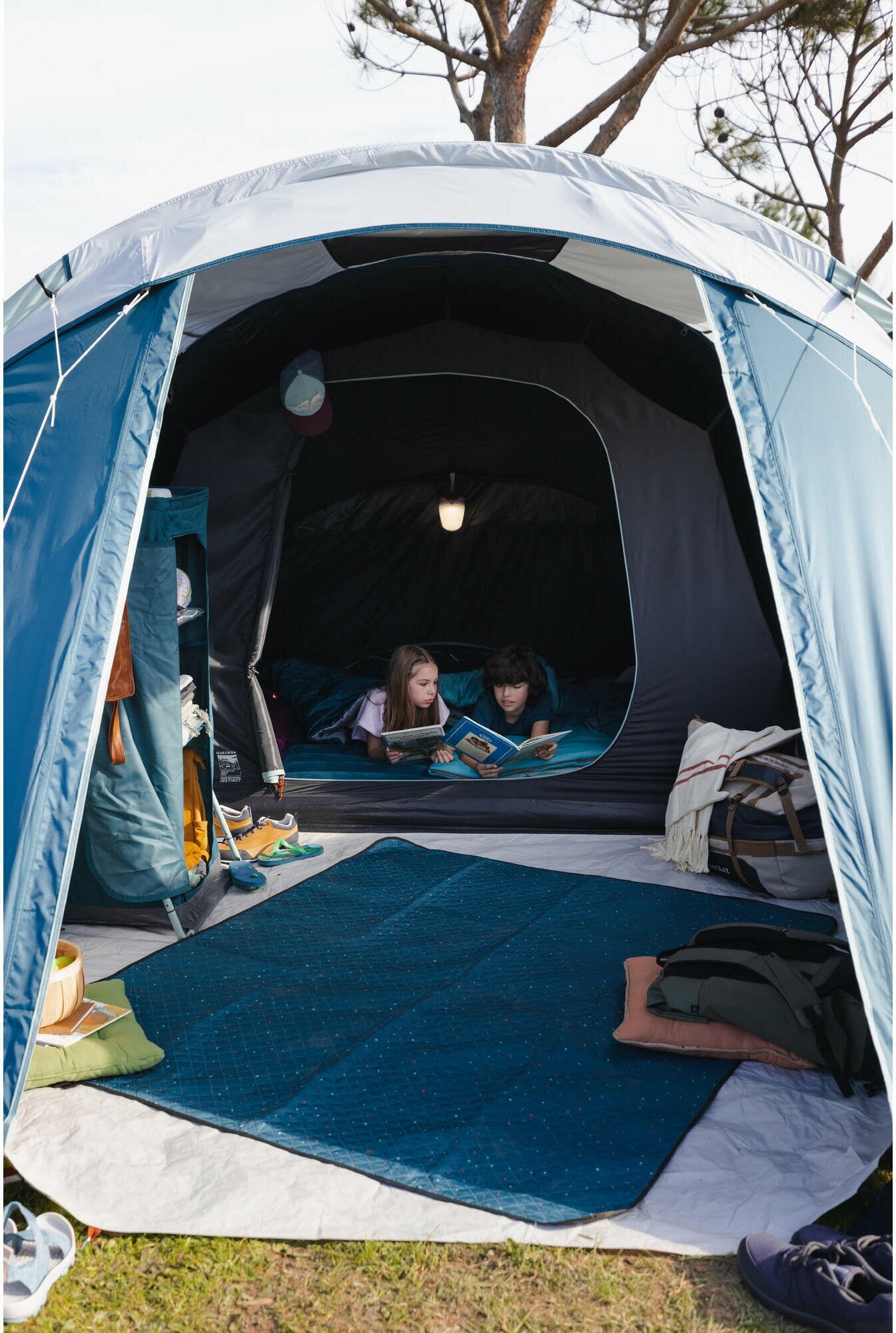 Семейная Палатка Arpenaz 4.1 Fresh & Black 4–местная QUECHUA - фото №19