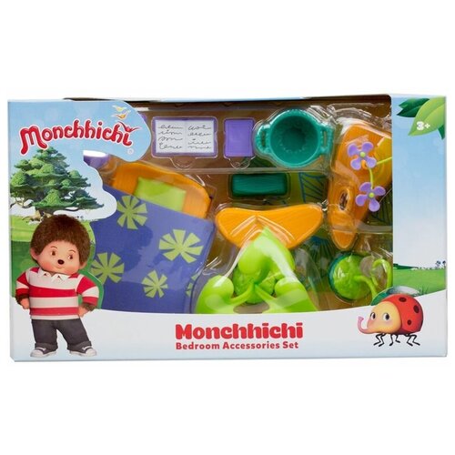 фото Игровой набор silverlit monchhichi спальная комната с фиолетовым ковром 81529