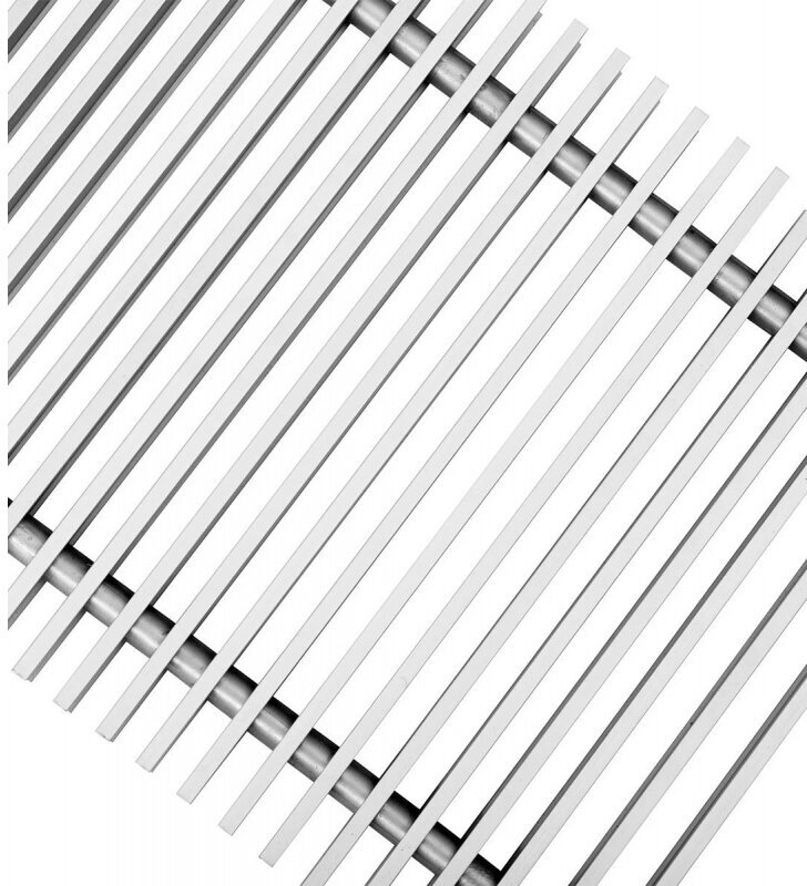 Решётка алюминиевая рулонная для конвектора Techno РРА 200-2000 мм (цвет Серебро) - фотография № 7