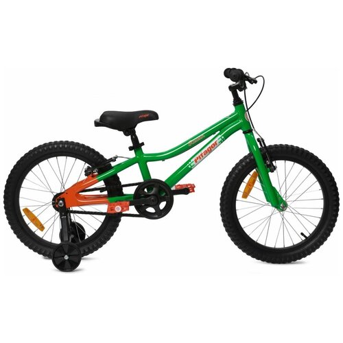 Велосипед детский Pifagor Rowan 18 18 зеленый/оранжевый двухколесные велосипеды pifagor rowan 18