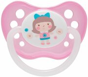 Пустышка Canpol Babies анатомическая латексная Toys, 0-6 мес: розовый