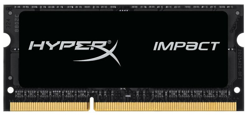 Оперативная память HyperX Impact 4 ГБ DDR3L 1600 МГц SODIMM CL9 HX316LS9IB/4