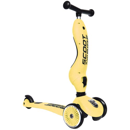 Детский 3-колесный самокат Scoot & Ride Highway Kick 1, lemon