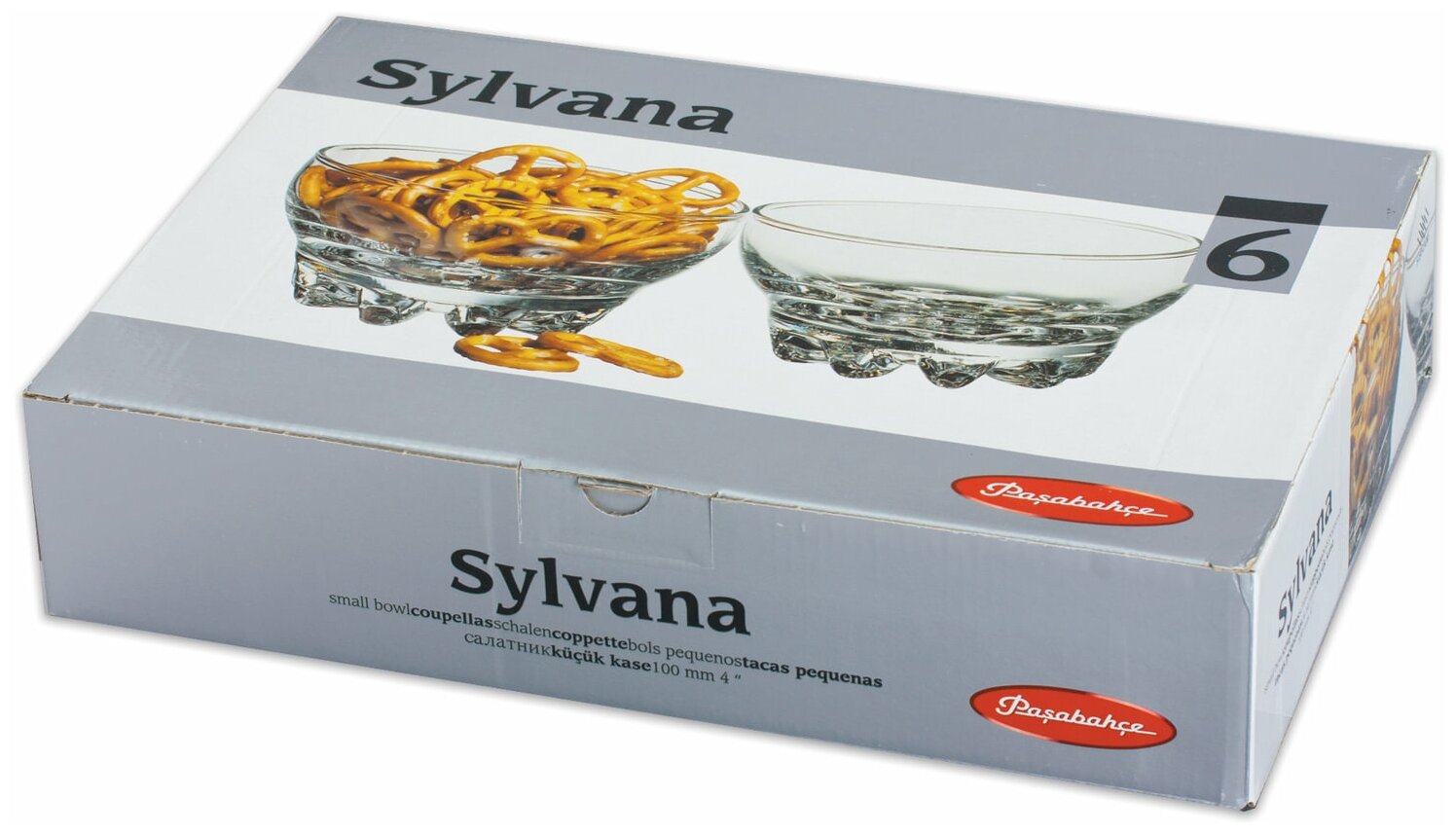 Набор салатников/креманок «Sylvana», 6 шт., 300 мл, стекло, PASABAHCE, 43258 - фотография № 2