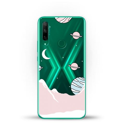 фото Силиконовый чехол горы и планеты на honor 9x premium andy & paul