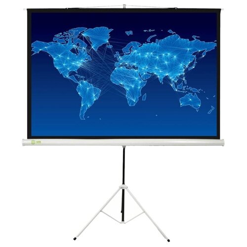 Экран CACTUS 150x150см Triscreen CS-PST-150x150 1:1 напольный рулонный