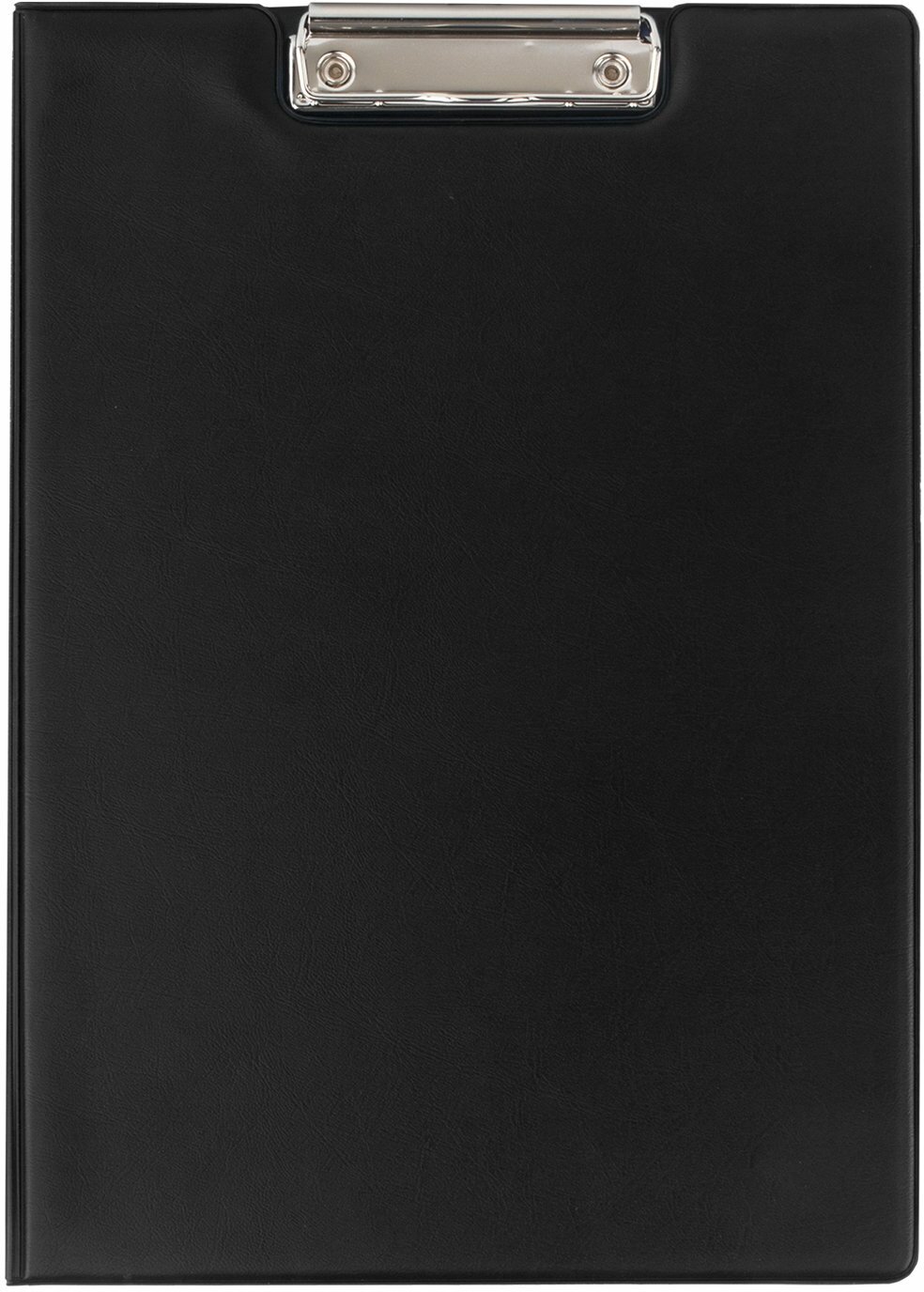 Папка-планшет Офисмаг А4, 340х240 мм, с прижимом и крышкой, Россия, черная (225982)