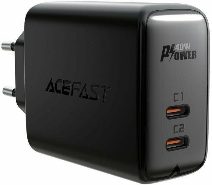 Сетевое зарядное устройство ACEFAST A9 Black (AF-A9-BK)