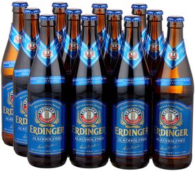 Светлое пиво Erdinger Weissbier безалкогольное 0,5 л 12 шт 12 шт.