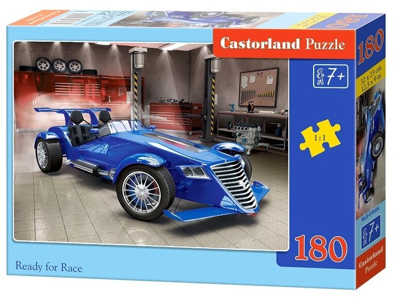 Пазл Castorland Puzzle К старту готов 180 деталей 32х23см B-018406 7+