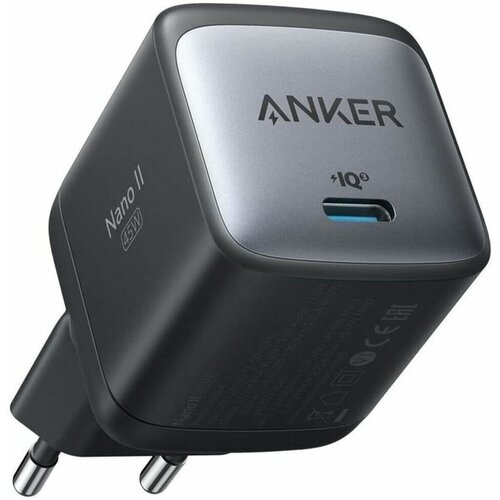 Сетевое зарядное устройство Anker PowerPort Nano II GaN A2664 45W USB Type-C черное