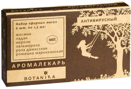 Набор 100% эфирных масел "Антивирусный" Botavikos 9 мл