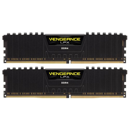 Память оперативная/ Corsair DDR4, 3200MHz 32GB 2x16GB Dimm, Unbuffered, Dual Rank, 16-20-20-38, XMP 2.0, Vengeance LPX black Heatspreader, Black PCB,