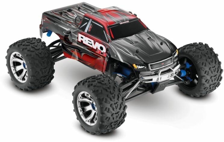 Машины на радиоуправлении TRAXXAS Revo 3.3 Nitro 1:10 4WD TQi Bluetooth module TSM Silver