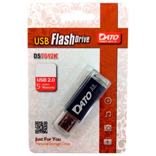 флешка dato ds2001 16gb чёрный Флешка DATO DS7012 16 ГБ, черный