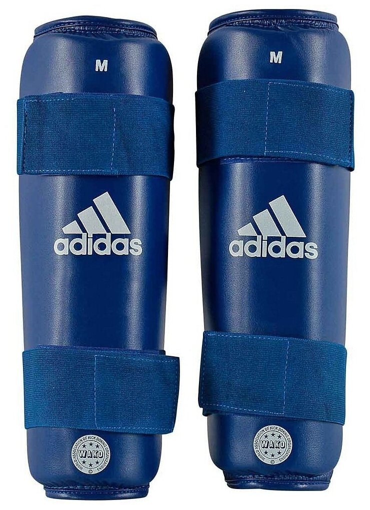 Защита голени WAKO Kickboxing Shin Guards синяя (размер S)