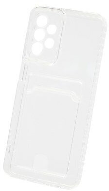 Накладка силикон iBox Crystal для Samsung Galaxy A23, с кардхолдером (прозрачный) - фото №4