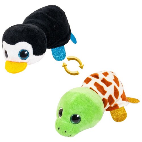 Купить Мягкая игрушка ABtoys Вывернушка Пингвин-Черепаха, 16 см, текстиль, female