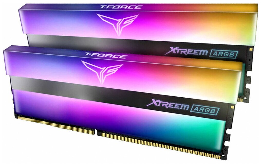 Оперативная память DIMM TEAM GROUP TEAMGROUP T-Force Xtreem ARGB 16GB (8GB x2) DDR4-3200 Black (TF10D416G3200HC16CDC01)