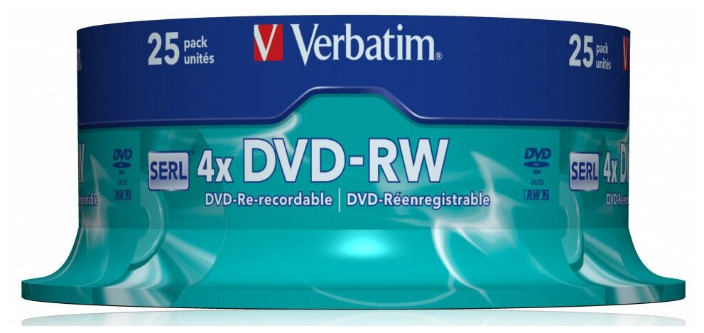 DVD-RW набор дисков Verbatim - фото №1