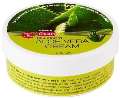 ALOE VERA Cream, Banna (алоэ вера крем для тела, Банна), 250 мл.