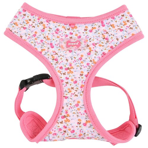 шлейка puppia wildflower harness b обхват шеи 35 см розовый l Шлейка Puppia Wildflower harness A, обхват шеи 40 см, розовый, L