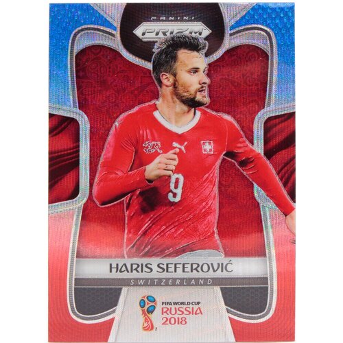 Коллекционная карточка Panini Prizm FIFA World Cup Russia 2018 #244 Haris Seferovic - Blue Red Wave S0004 коллекционная карточка panini prizm fifa world cup russia 2018 244 haris seferovic blue red wave s0004