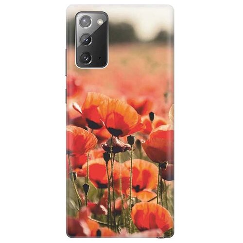 Чехол - накладка ArtColor для Samsung Galaxy Note 20 с принтом Маки чехол накладка artcolor для samsung galaxy note 20 с принтом нежность