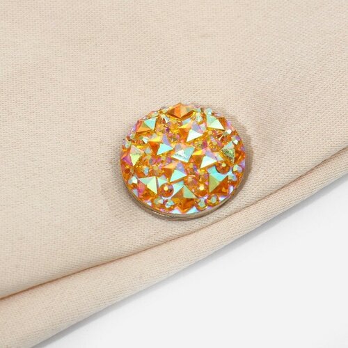 Магнит для платка Друза цвет золотой в серебре 251₽