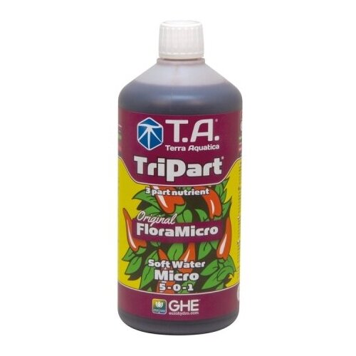 Удобрение Terra Aquatica TriPart Flora Micro SW (для мягкой воды) 0.5 л