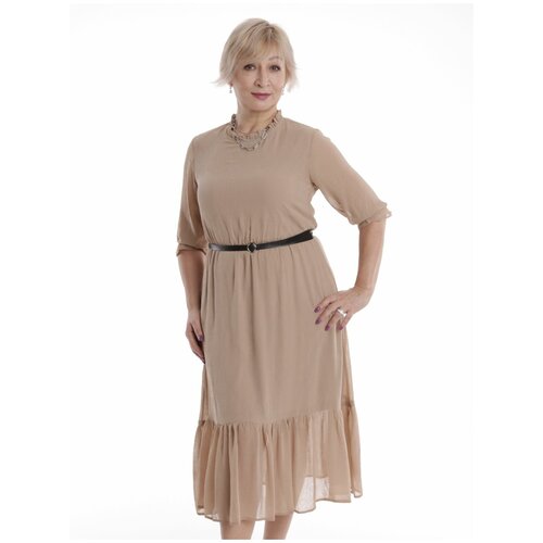 фото Платье размер 42, бежевый kamila