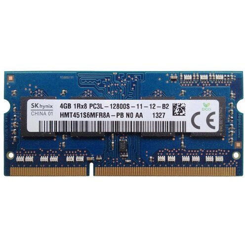 Оперативная память Hynix 4 ГБ DDR3L 1600 МГц CL11 HMT451S6MFR8A-PB 188000₽