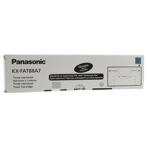Картридж Panasonic KX-FAT88A7, 2000 стр, черный
