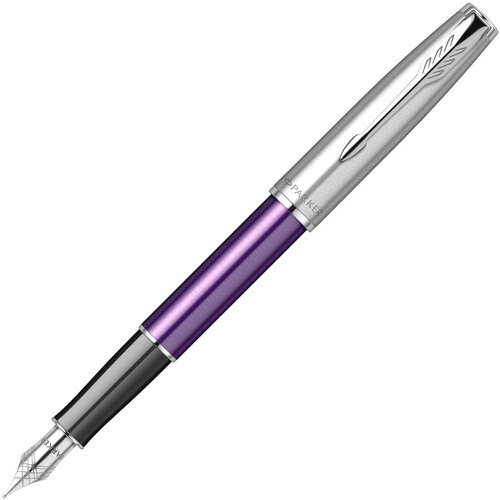 ручка перьевая parker sonnet essential sb f545 cw2169366 laqviolet ct f сталь нержавеющая подарочная коробка Ручка перьевая Parker Sonnet Essential SB F545 LaqViolet F